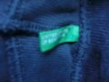 Тъмносин рипсен клин на Benetton , снимка 5