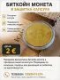 Биткойн монета в защитна капсула, снимка 1