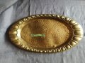 стара бронзова табла,поднос, снимка 1
