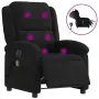 vidaXL Електрически масажен реклайнер стол, черен, кадифе(SKU: 3204295), снимка 1