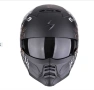 Мото каска мотор SCORPION EXO-COMBAT II GENESIS Matt Black-White-Gold 418.55 лв. / 214 €, снимка 5