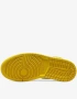 NIKE Jordan 1 Mid Shoes White/Yellow, снимка 4