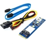 M.2 NGFF to 7 Pin SATA III 3 Cable SSD Adapter Converter Board Card NGFF1ST-N02 2240 2280, снимка 1