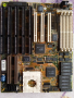 Дънна платка Soket 3 с процесор 486 DX2-66 ISA, VLB, PCI за стар ретро компютър 