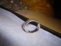 СТАРА СРЕБЪРНА ОРНАМНТИРАНА ХАЛКА СРЕБРО 925 РЕТРО АРТ ПРЪСТЕН МАЙСТОРСКА РЪЧНА ИЗРАБОТКА 27283, снимка 12