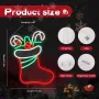 Коледна LED неонова табела WingFly, с USB захранване (коледен чорап), снимка 2