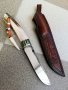 Ръчно изработен ловен нож от марка KD handmade knives ловни ножове, снимка 1 - Ловно оръжие - 39892354