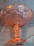 ретро стъклена фруктиера от цветно стъкло 34/3, снимка 4