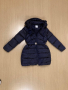 Детско дълго топло яке Mayoral за момиче с качулка, син цвят, 16г., 162см.