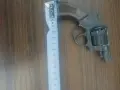 Стар метален детски пистолет., снимка 3