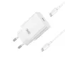 Зарядно/Адаптер 220V / XO-L126 PD 20W + PD Type-C - Lightning Кабел / Бял / Баркод : 456410, снимка 4