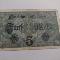 Райх банкнота - Германия - 5 марки / 1917 година- 17952, снимка 11 - Нумизматика и бонистика - 31019905