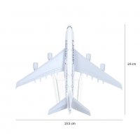 Еърбъс 380 самолет модел макет Air France метален A380 пътнически летище, снимка 5 - Колекции - 36612020