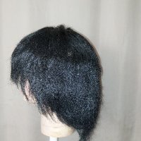 Къса Черна перука за парти , снимка 2 - Аксесоари за коса - 42778975