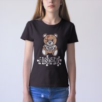 Тениска Moschino Bear принт Дамски и детски Различни модели, снимка 6 - Тениски - 30979974