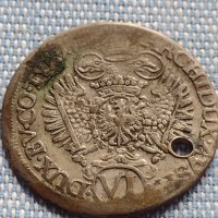 Сребърна монета 6 кройцера Карл шести Хал Свещена Римска Империя 13652, снимка 7 - Нумизматика и бонистика - 42899838