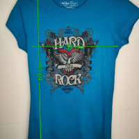 Hard Rock Cafe Paris, дамска тениска, S/М, снимка 2 - Тениски - 44671565