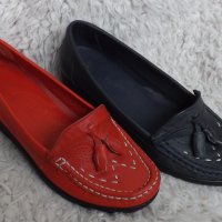 Мокасини, естествена кожа, код 28/ББ1/49, снимка 1 - Дамски ежедневни обувки - 40367636