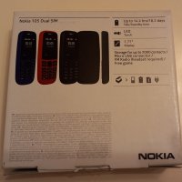 Nokia 105 Dual SIM - комплект - Нов, снимка 11 - Nokia - 24064959