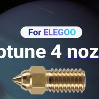 Месинг дюза за ELEGOO FDM Neptune 4 и 4 PRO M6 0.4mm, снимка 1 - Консумативи за принтери - 42639552