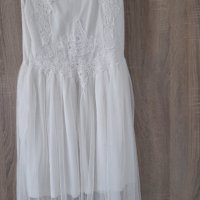 Страхотна бяла рокля, снимка 4 - Рокли - 37306582