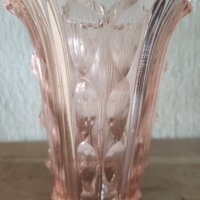 Стъклена стара ваза, снимка 3 - Други стоки за дома - 44791910