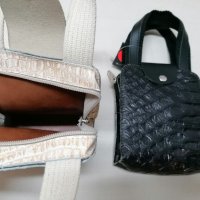 Кожена мини чанта от естествена кожа унисекс Крокодилска кожа, снимка 4 - Чанти - 31403511