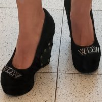 Официални обувки на платформа INGILIZ ръчна изработка, снимка 1 - Дамски елегантни обувки - 42859690