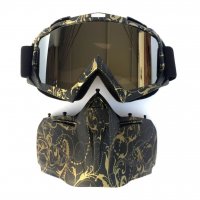 Ски, сноуборд, Зимни ветроустойчиви очила, Мотокрос Слънчеви очила маска за лице, снимка 18 - Зимни спортове - 26931529