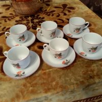 Български порцелан-чаши за кафе, снимка 1 - Чаши - 37131824