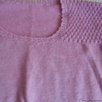  ръчно плетена дамска блуза финна вълна, снимка 2 - Блузи с дълъг ръкав и пуловери - 12905004