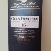 Маркова кутия от шотландско уиски GLEN DEVERON 16 години, снимка 2 - Колекции - 42924461