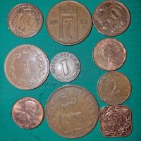 Медни монети от различни държави, снимка 2 - Нумизматика и бонистика - 44449434