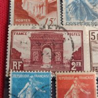 Лот пощенски марки стари редки поща Франция за колекция 22021, снимка 9 - Филателия - 36684258