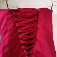 Червена официална дамска рокля, снимка 4 - Рокли - 31619038