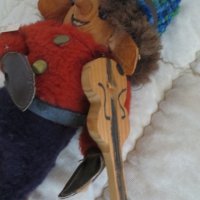Винтидж дървено човече с цигулка, снимка 5 - Антикварни и старинни предмети - 42804162