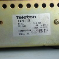 Усилвател Teleton SAQ-408, снимка 5 - Ресийвъри, усилватели, смесителни пултове - 42628522
