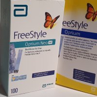 Тест ленти за кръвна захар Freestyle Optium годни до 31.05.2025, снимка 1 - Лаборатория - 11363381