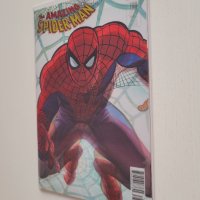 Комикс Amazing Spider-Man Vol. 1, #789 (Lenticular, Dan Slott Signed Card), NM, Marvel, снимка 4 - Списания и комикси - 39406823