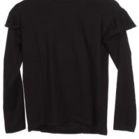 Нова черна/бяла официална блуза памук, снимка 1 - Детски Блузи и туники - 35165970
