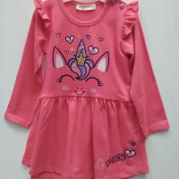 На серия! Нова детска рокля Еднорог , снимка 1 - Детски рокли и поли - 42753988