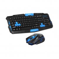 Безжична гейм клавиатура и мишка HK8100 - код 8100, снимка 10 - Клавиатури и мишки - 34305723