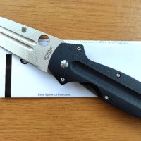 Сгъваем нож Spyderco Schempp EuroEdge, снимка 1 - Ножове - 37345533