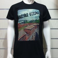Нова мъжка тениска с дигитален печат крепостта "Баба Вида", р. Дунав, снимка 5 - Тениски - 29890067