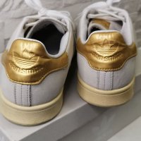 Намалени! Кецове Adidas Stan Smith 999, 40 размер, естествена кожа,сиви, златни, снимка 7 - Кецове - 38089398