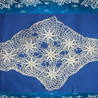 Дантелени покривки звезда подарък Карета Тишлайфери Плетени покривки за маса, снимка 9 - Ръчно изработени сувенири - 31105643