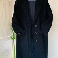Красиво модерно черно палто, снимка 1 - Палта, манта - 34278606