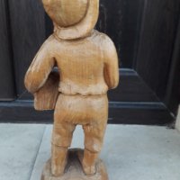 Дърворезба дървена фигура на музикавт , снимка 4 - Декорация за дома - 31519395