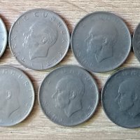 Лот 7 монети по 1 лира Турция  к42, снимка 2 - Нумизматика и бонистика - 37101619