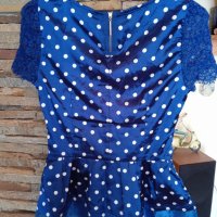 Нова блуза сатен и дантела размер С , снимка 2 - Корсети, бюстиета, топове - 40697144
